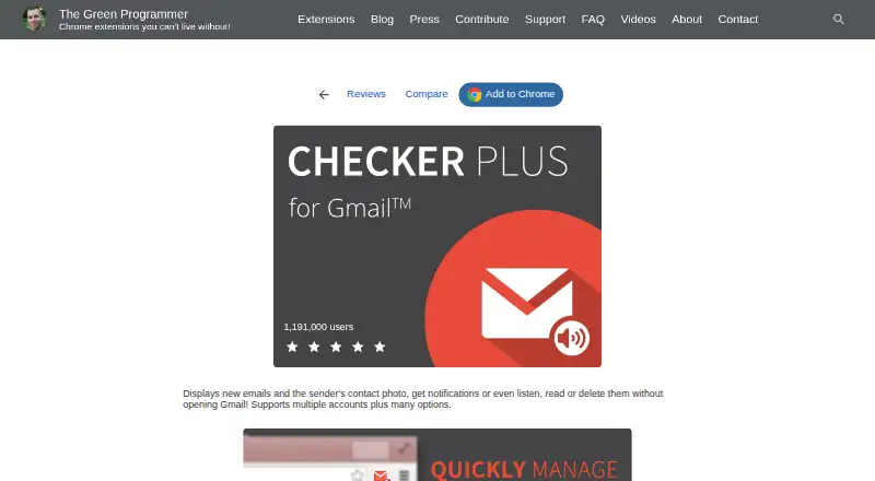 Checker Plus for Gmail screenshot