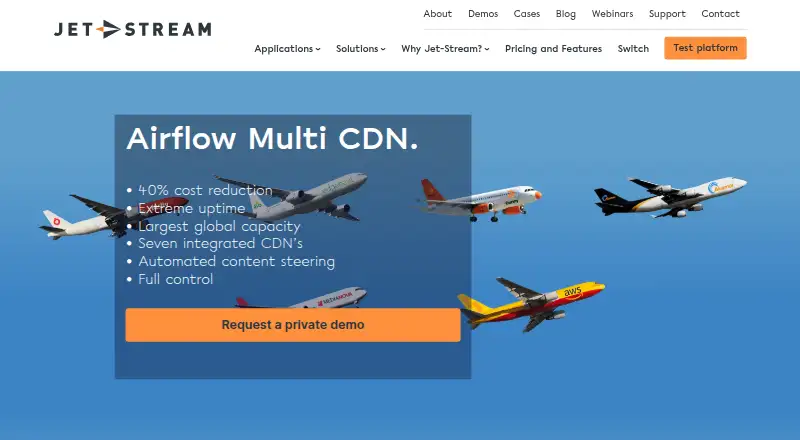 Jet-Stream Airflow Multi-CDN screenshot