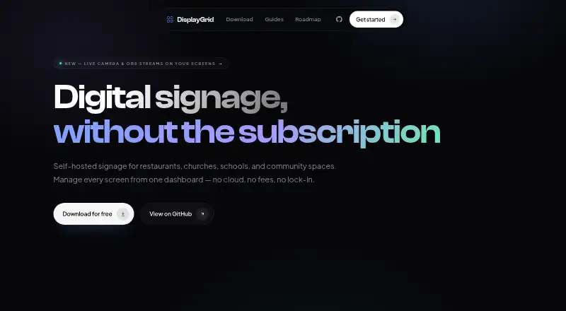 DisplayGrid screenshot