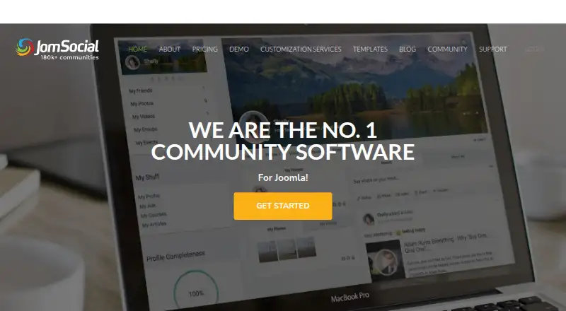 JomSocial screenshot