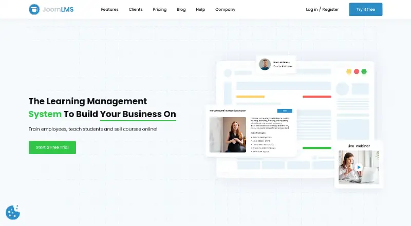 JoomlaLMS screenshot