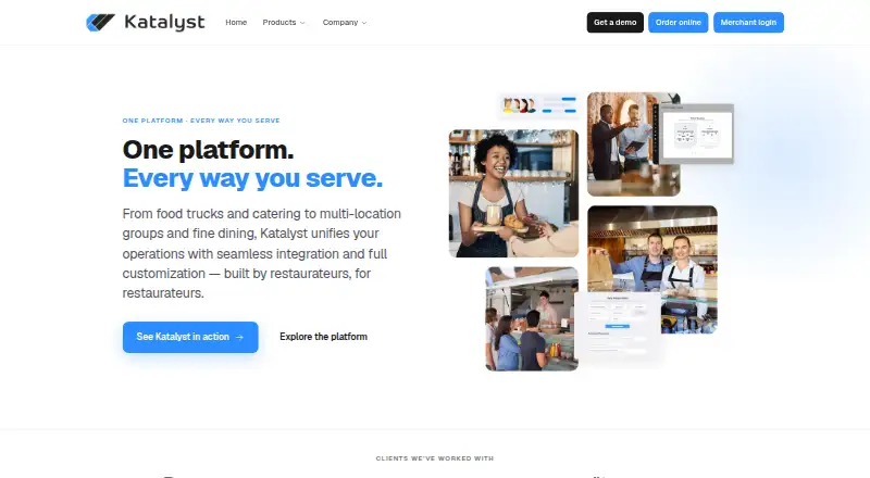 Katalyst Online Ordering screenshot