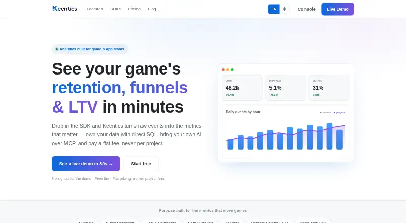 Keentics screenshot