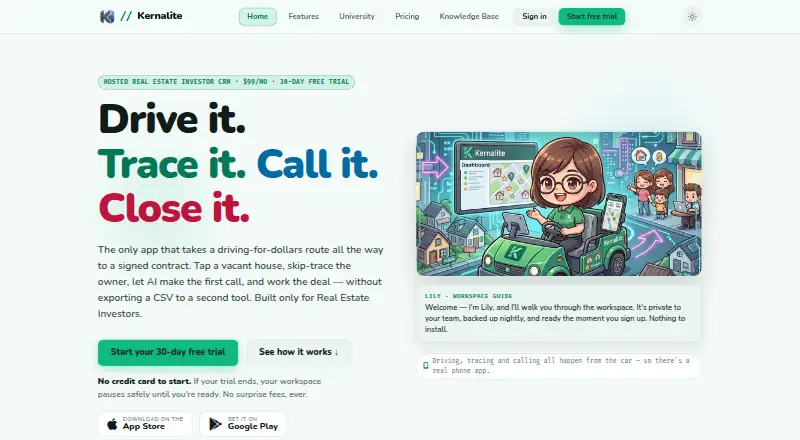 Kernalite screenshot