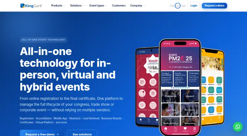 KingConf screenshot