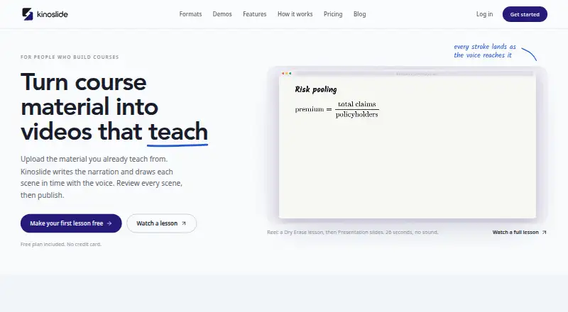Kinoslide screenshot