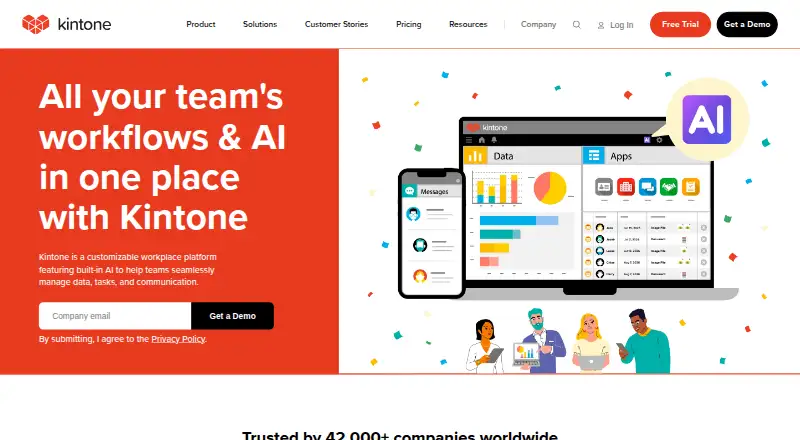 Kintone screenshot