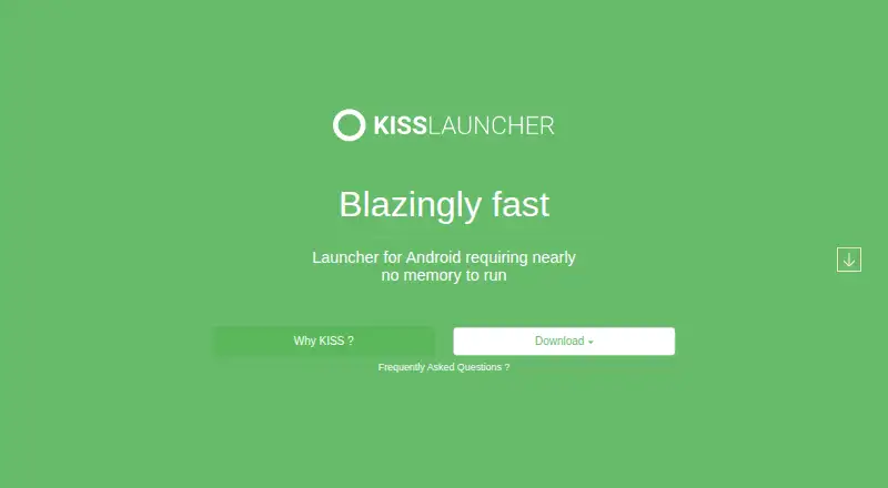 KISS Launcher screenshot