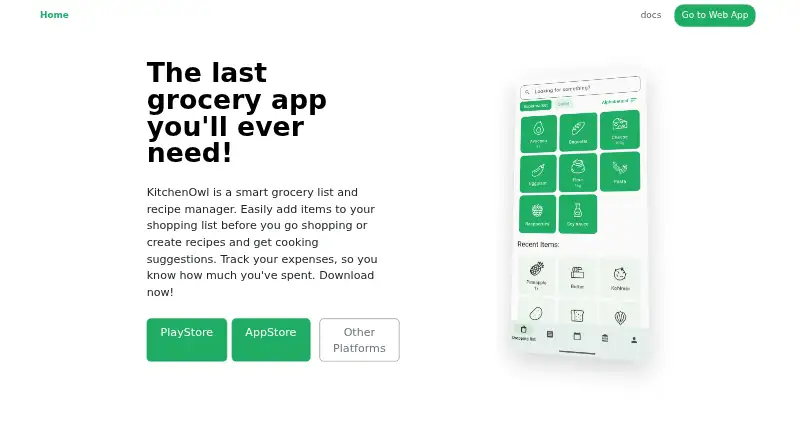 KitchenOwl screenshot