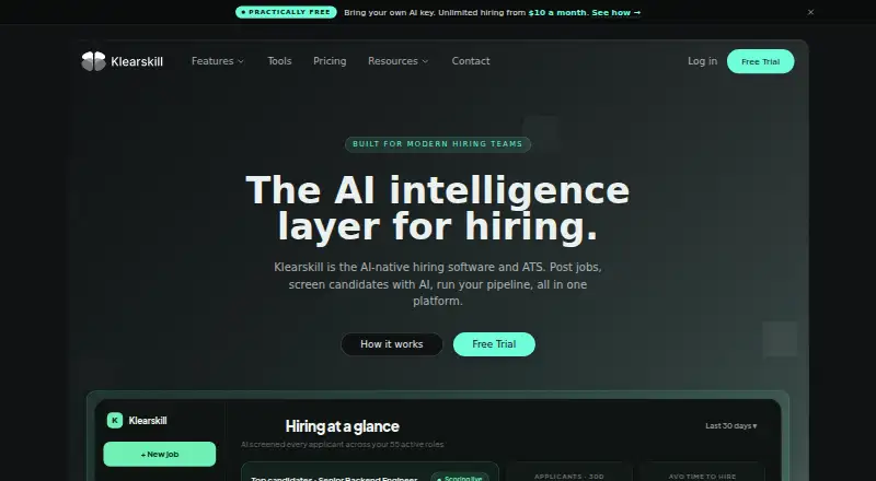Klearskill screenshot