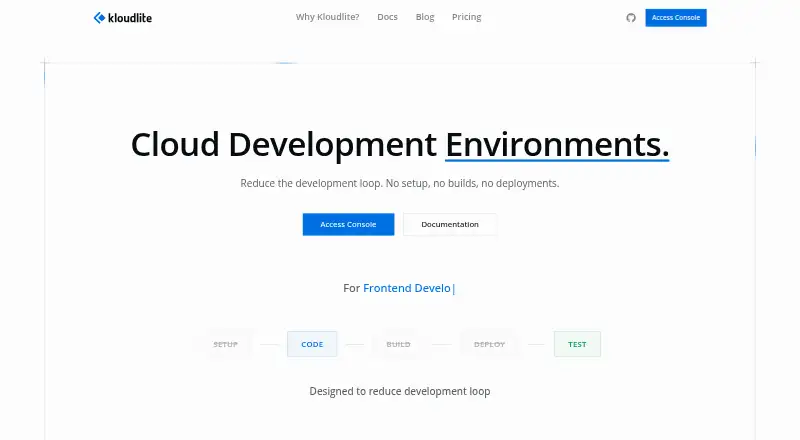 Kloudlite screenshot