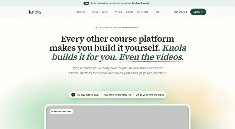 Knola screenshot
