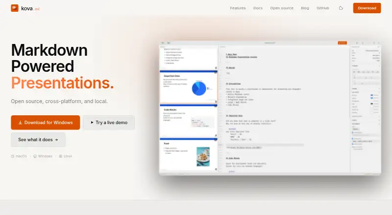 Kova screenshot