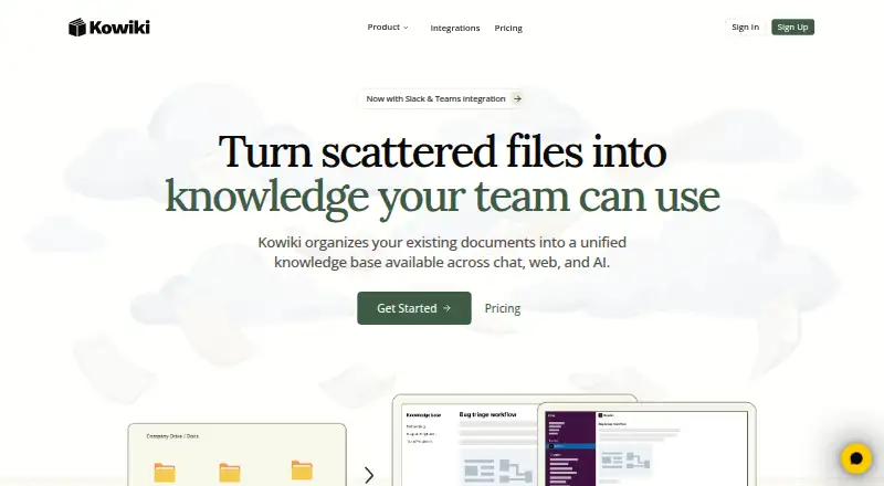 Kowiki screenshot