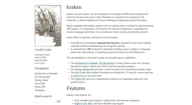 Kraken screenshot