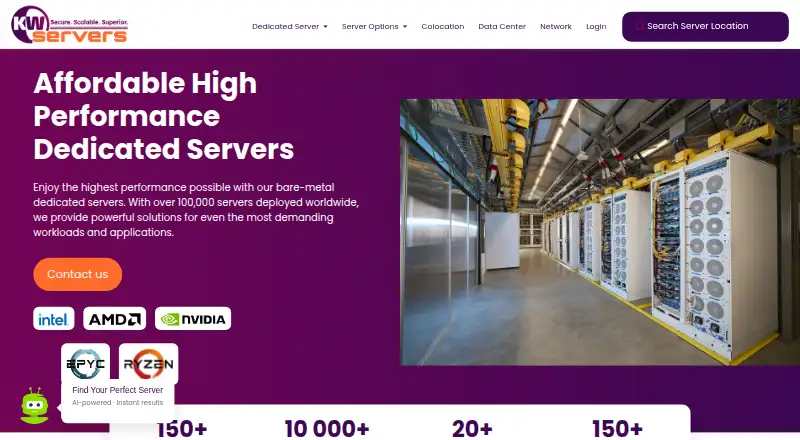 KW Servers Dedicated Servers screenshot