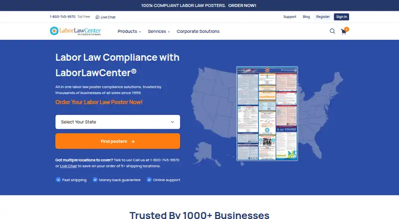 Labor Law Center screenshot