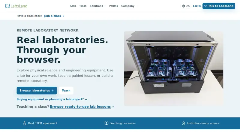 LabsLand screenshot