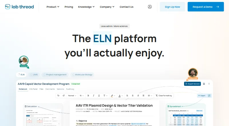 Lab Thread screenshot