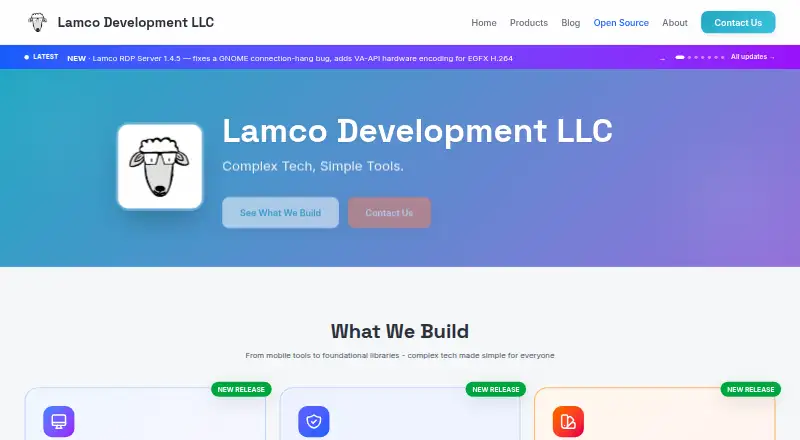 Lamco RDP Server screenshot