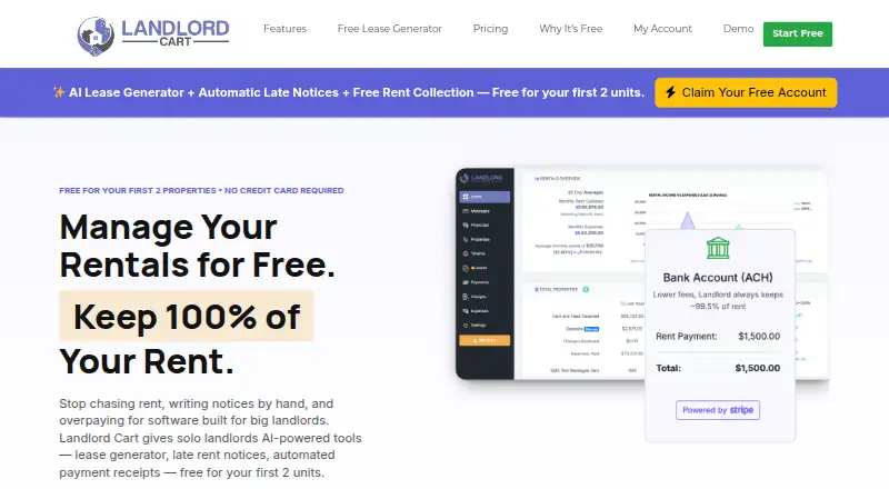 Landlord Cart screenshot