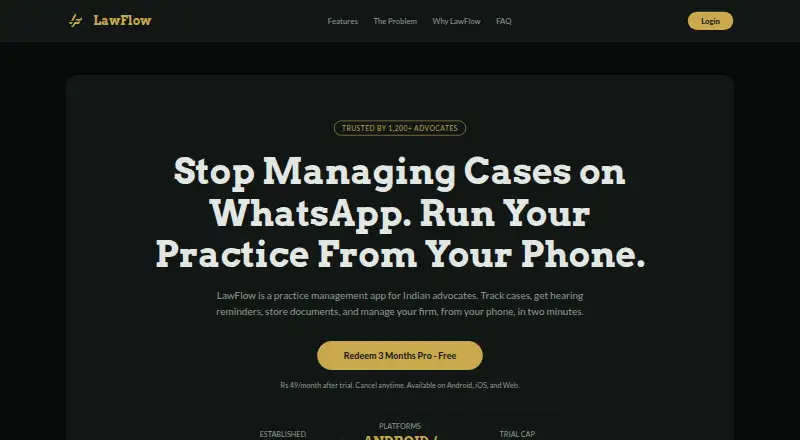LawFlow screenshot