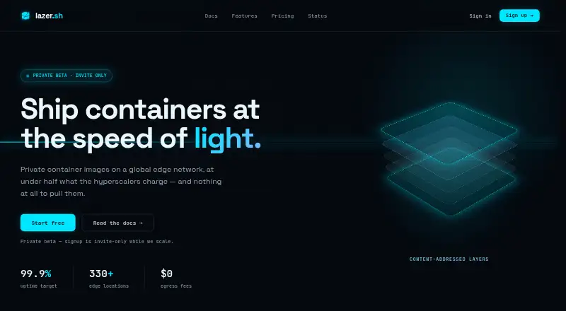 lazer.sh screenshot