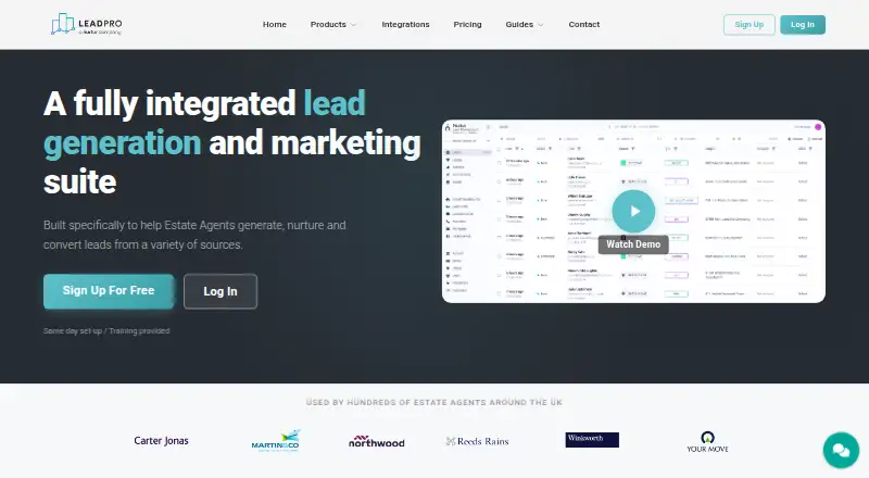 Leadpro screenshot
