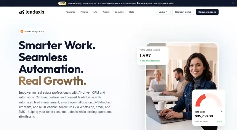 LeadAxis screenshot