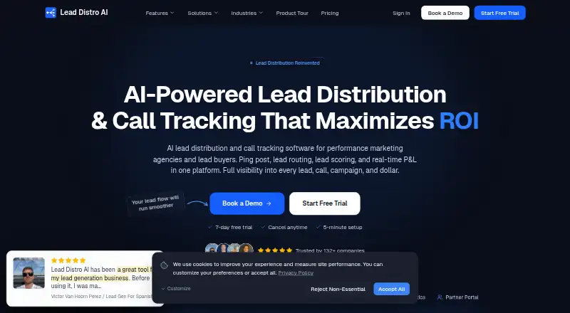 Lead Distro AI screenshot