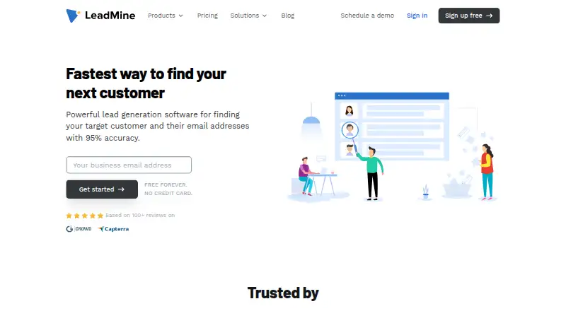 LeadMine screenshot