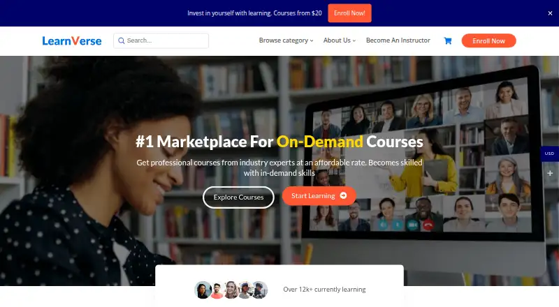 Learnverse screenshot