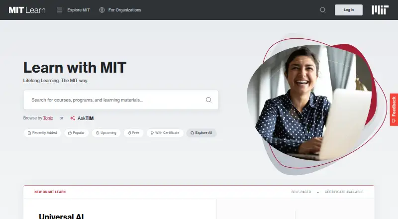 MIT Learn screenshot