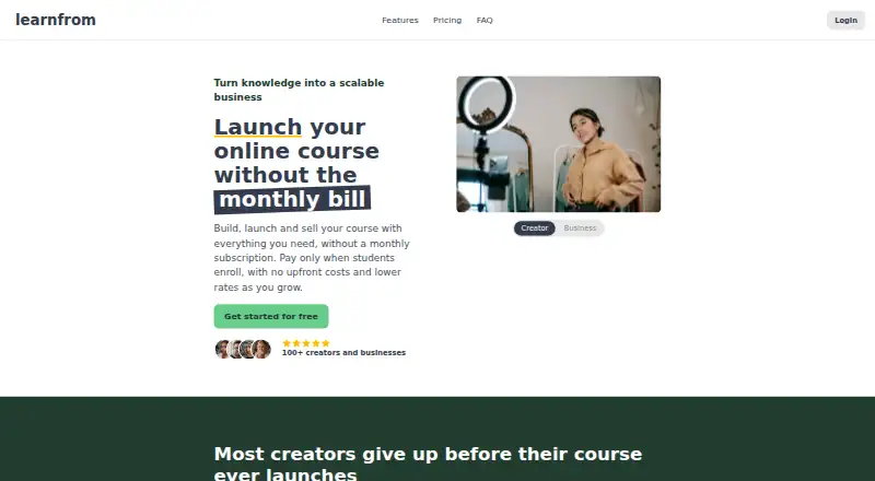 learnfrom screenshot