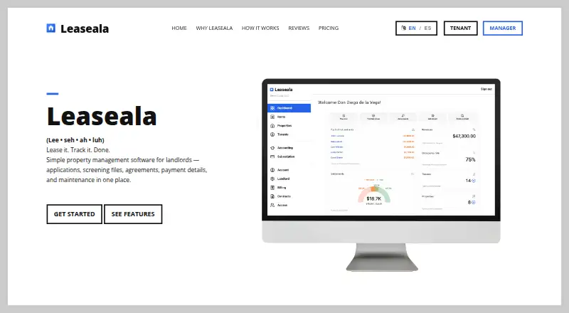 Leaseala screenshot