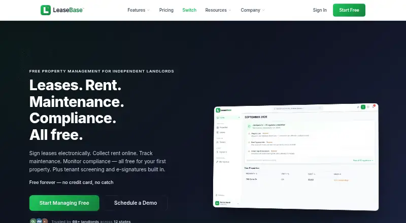 LeaseBase screenshot
