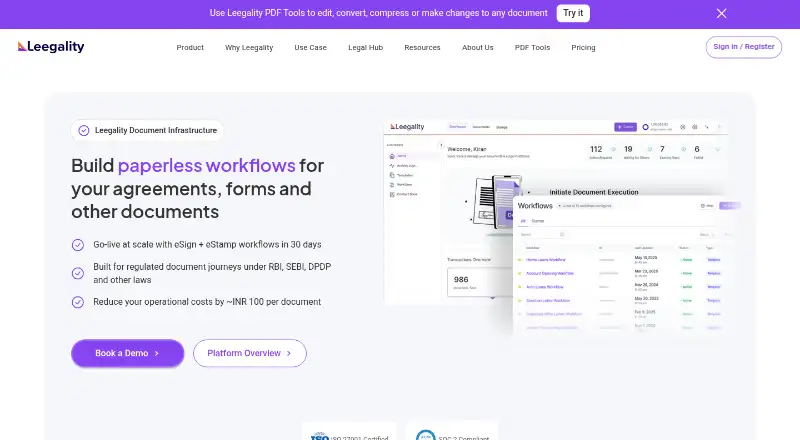 Leegality screenshot