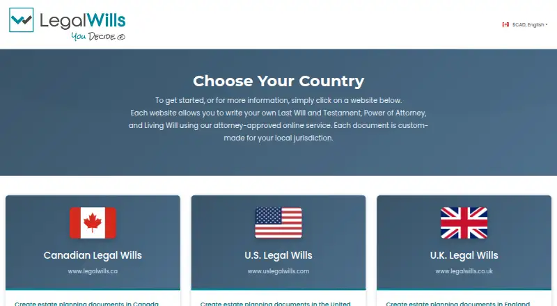 LegalWills screenshot