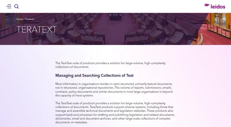 TeraText screenshot