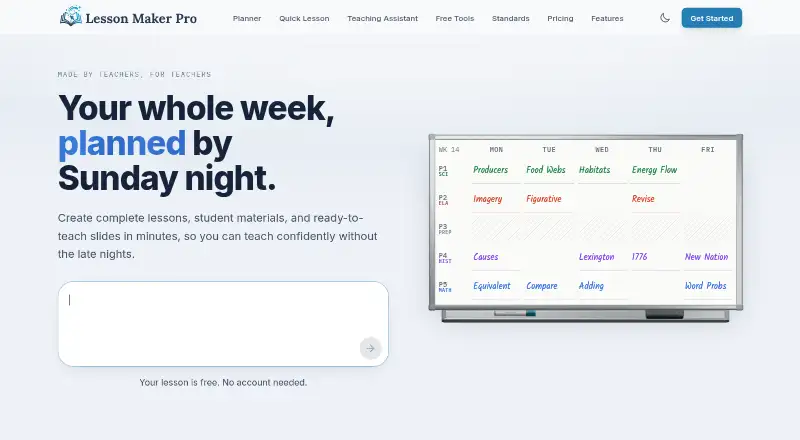 Lesson Maker Pro screenshot