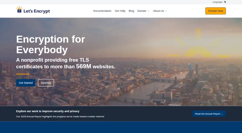 Let's Encrypt screenshot