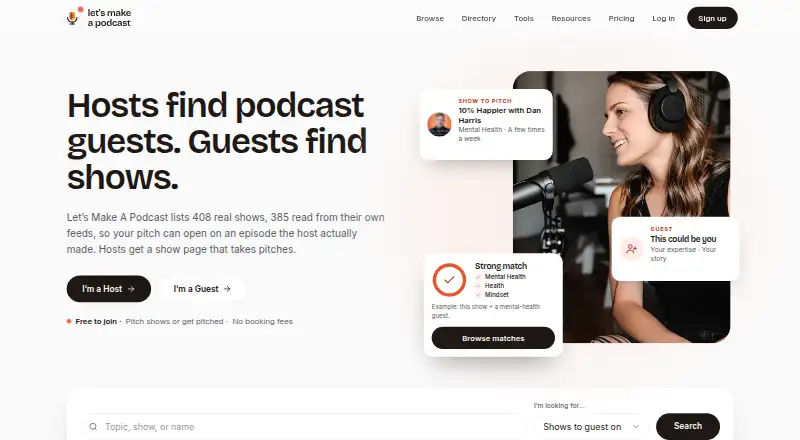 Let's Make A Podcast screenshot