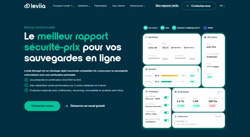 Leviia Storag3 screenshot