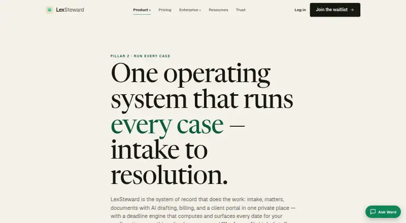 LexSteward screenshot