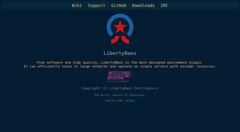 LibertyBans screenshot