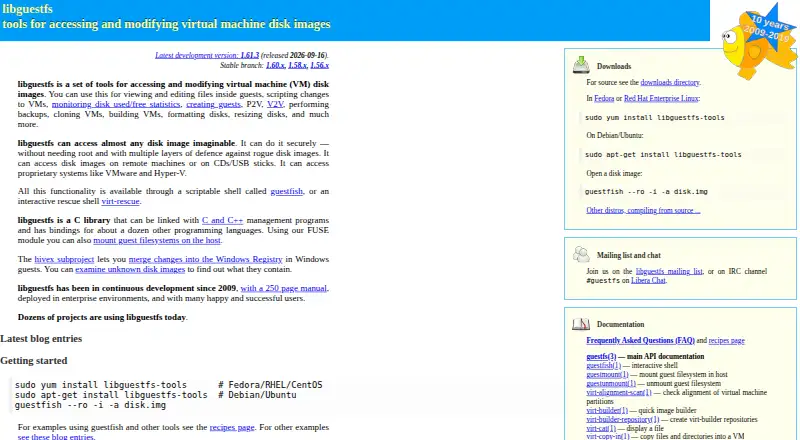 libguestfs screenshot