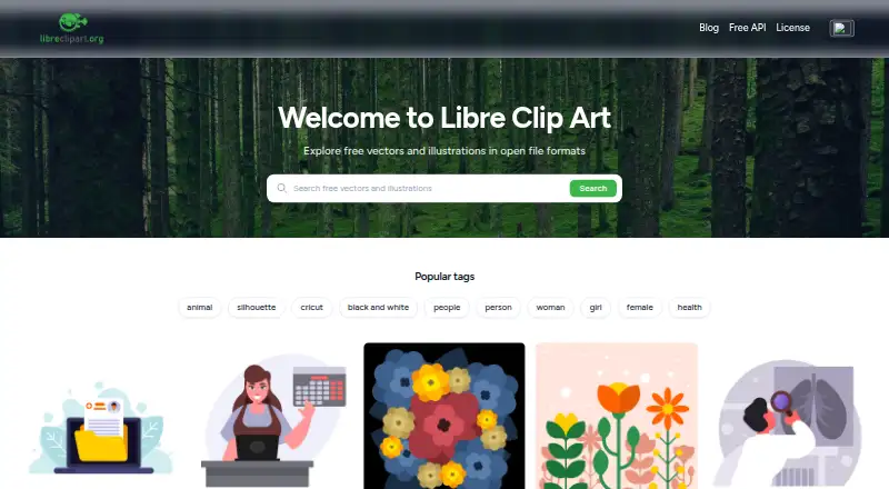LibreClipart screenshot