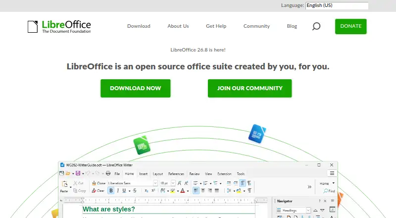 LibreOffice Math screenshot