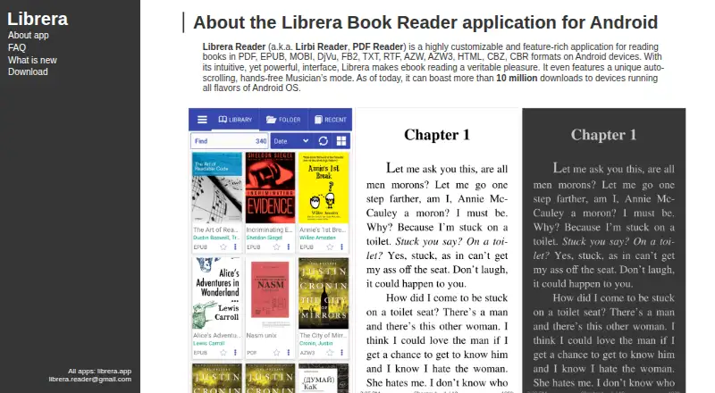 Librera Reader screenshot