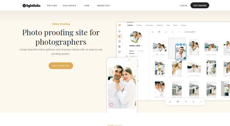 Lightfolio screenshot